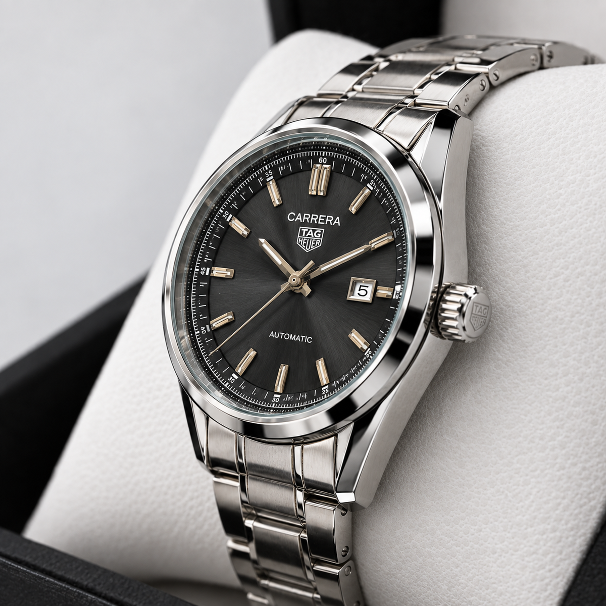CARRERA Automatic Black Dial Watch