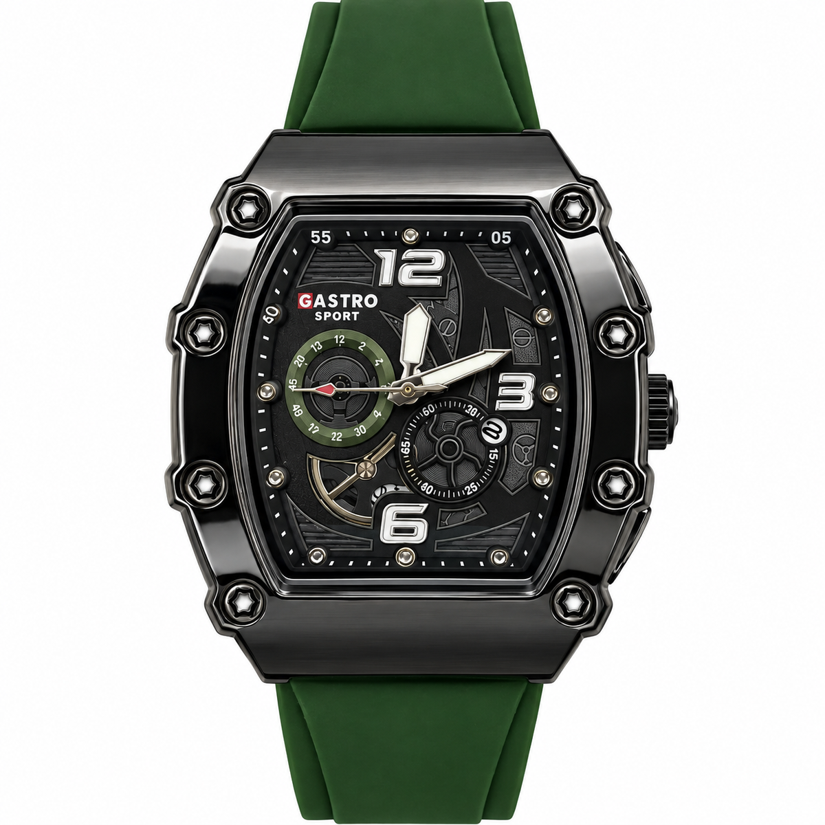 Gastro Sport — Green Silicone Sport Watch