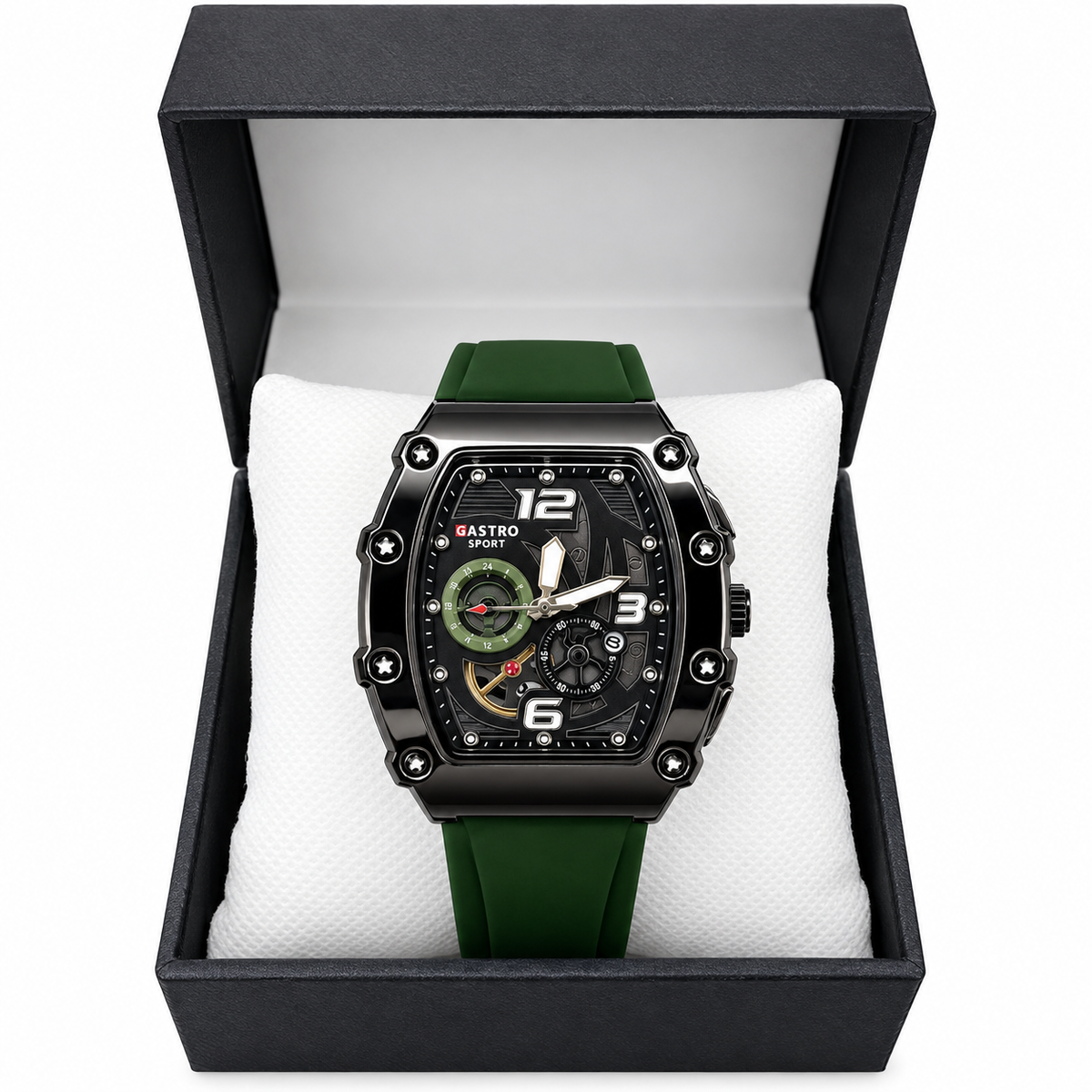 Gastro Sport — Green Silicone Sport Watch