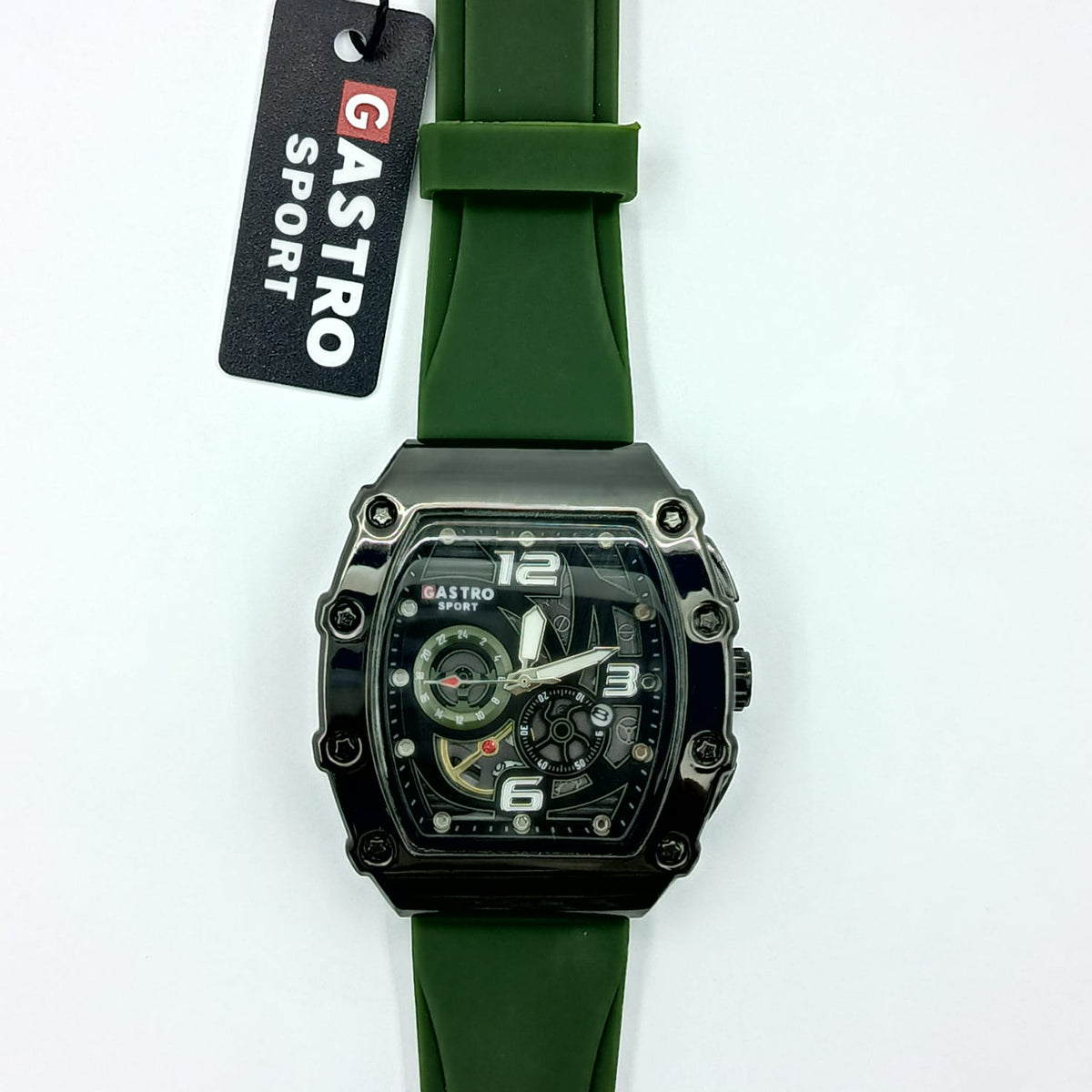 Gastro Sport — Green Silicone Sport Watch